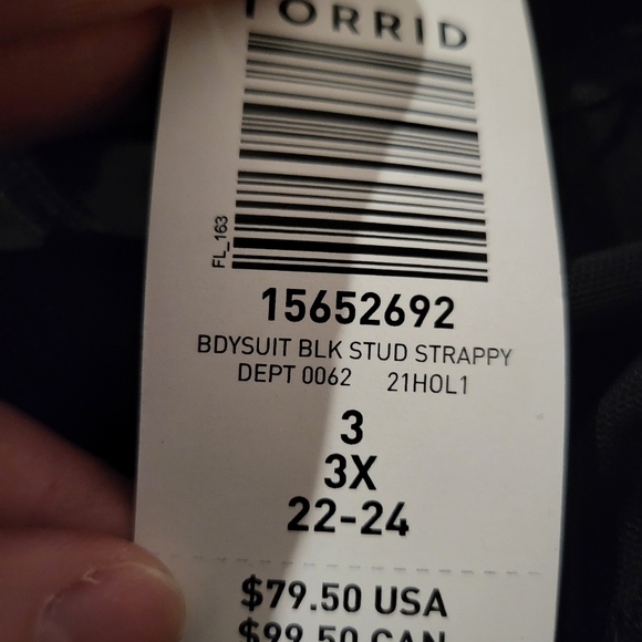 NWT Torrid Black Lace & Mesh Bodysuit - Picture 9 of 16